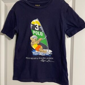 Polo by Ralph Lauren Kids Navy Bear Graphic Tee